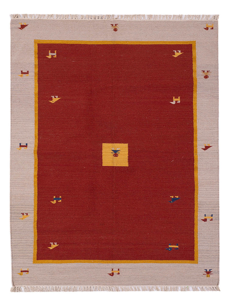 Nowoczesny kilim Dywan - Dywan wełniany