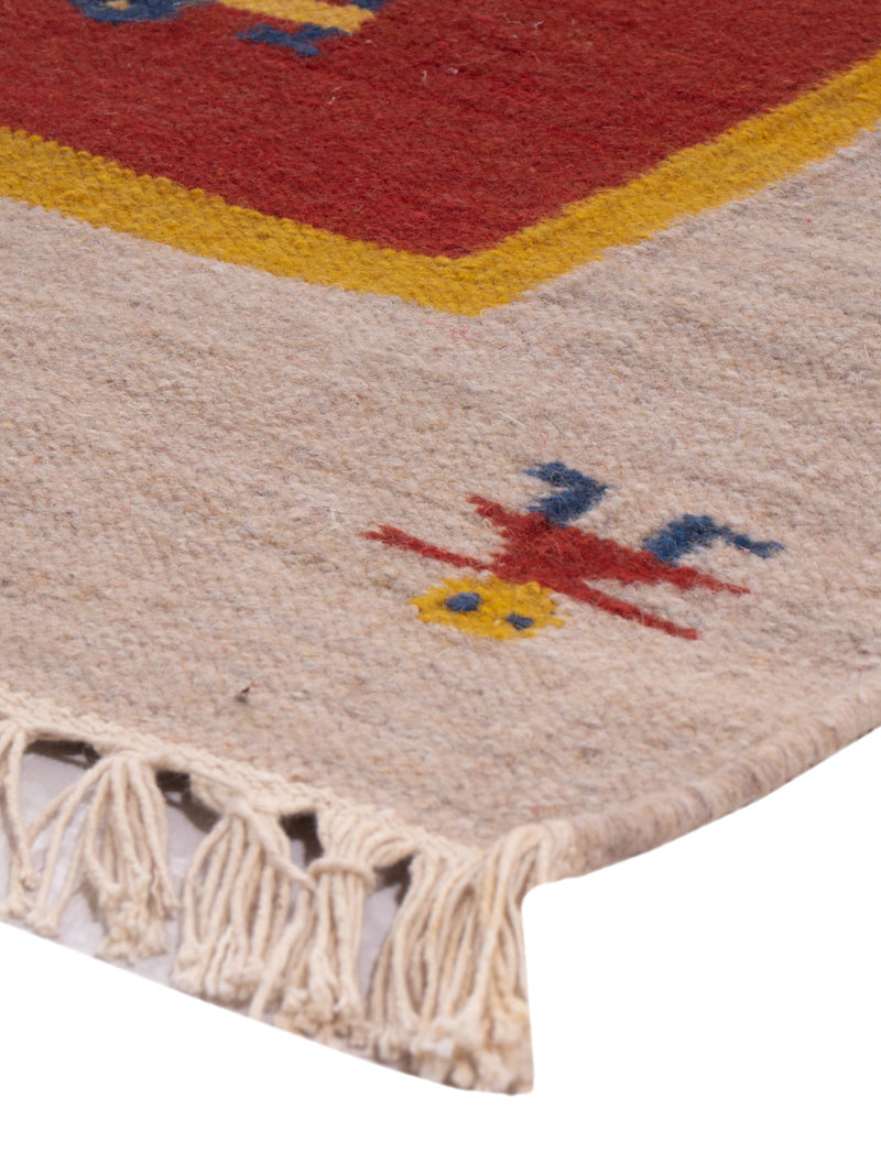 Nowoczesny kilim Dywan - Dywan wełniany