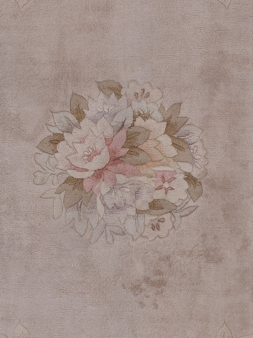 Dywan z jedwabiu - jedwab chiński - 140 x 70 cm - karmelowy