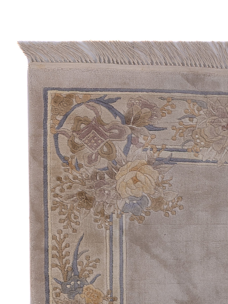 Dywan z jedwabiu - jedwab chiński - 140 x 70 cm - karmelowy