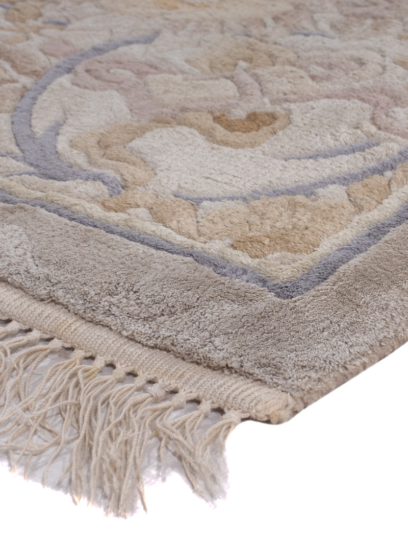 Dywan z jedwabiu - jedwab chiński - 140 x 70 cm - karmelowy