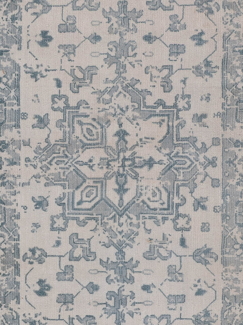 Läufer Viskose - 240 x 80 cm - türkis