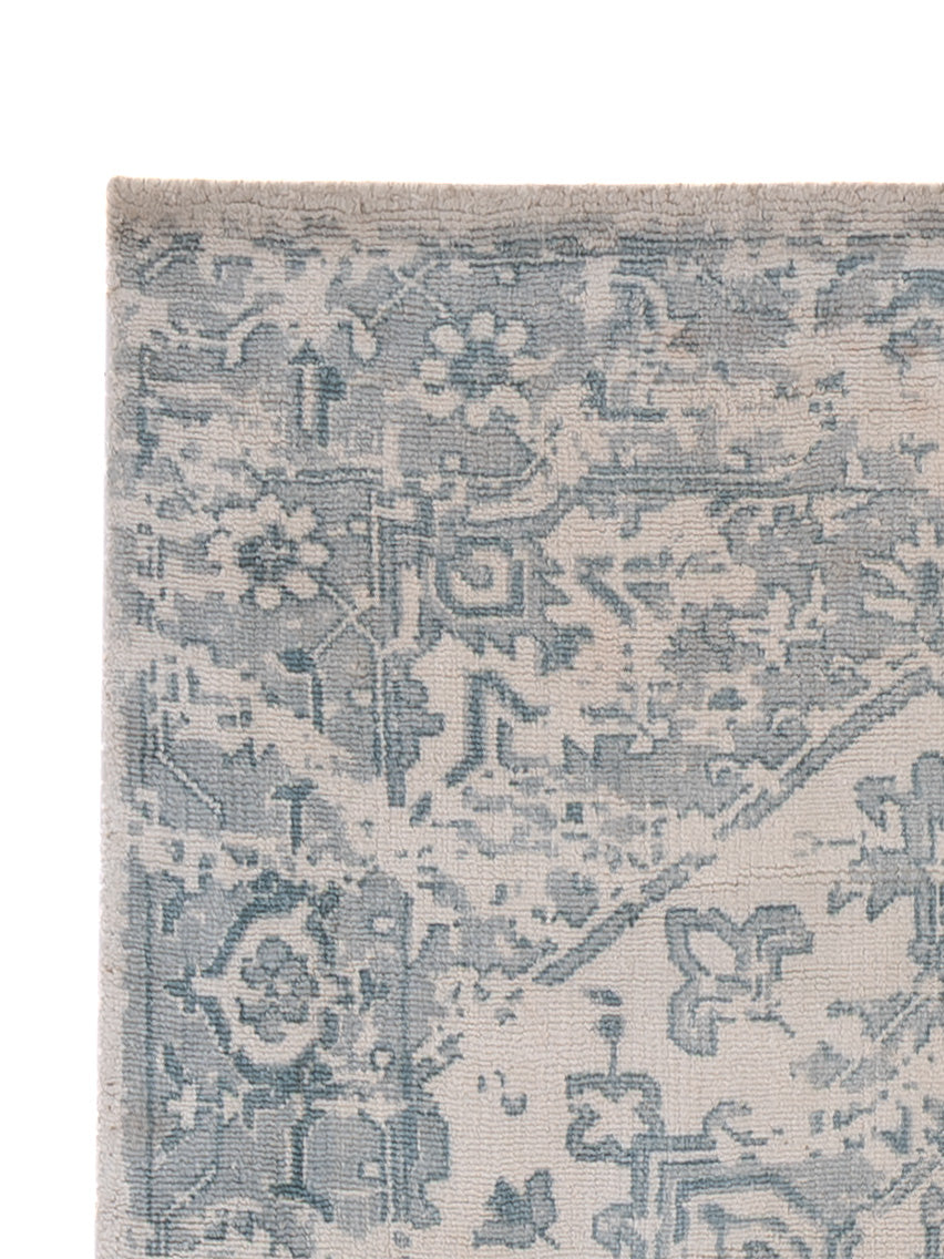 Läufer Viskose - 240 x 80 cm - türkis