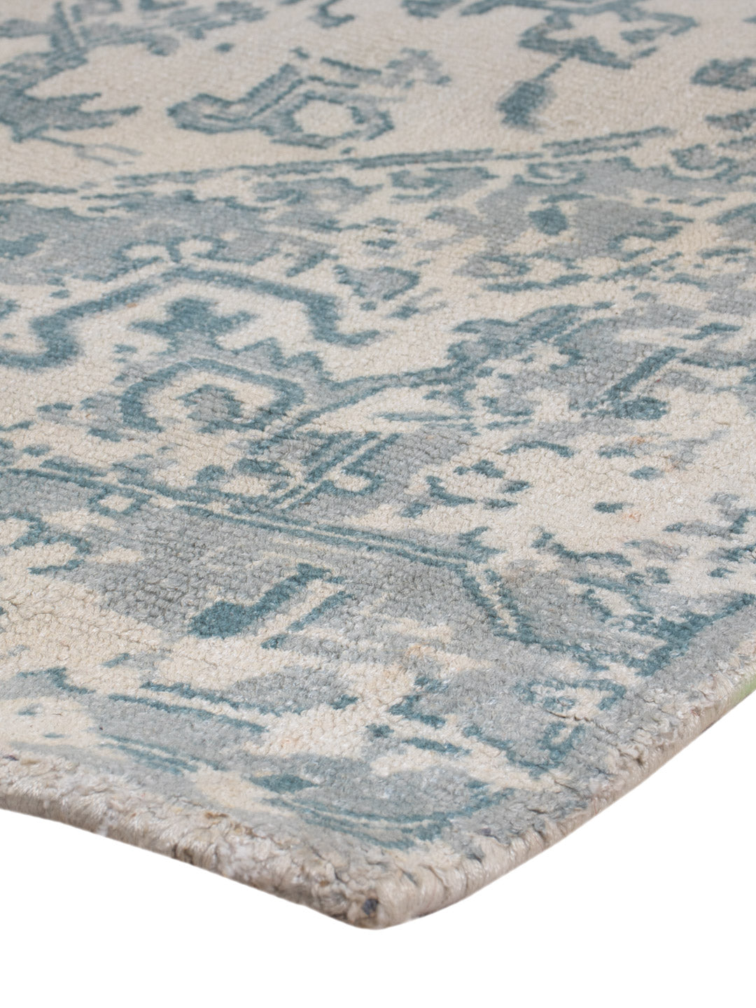 Läufer Viskose - 240 x 80 cm - türkis