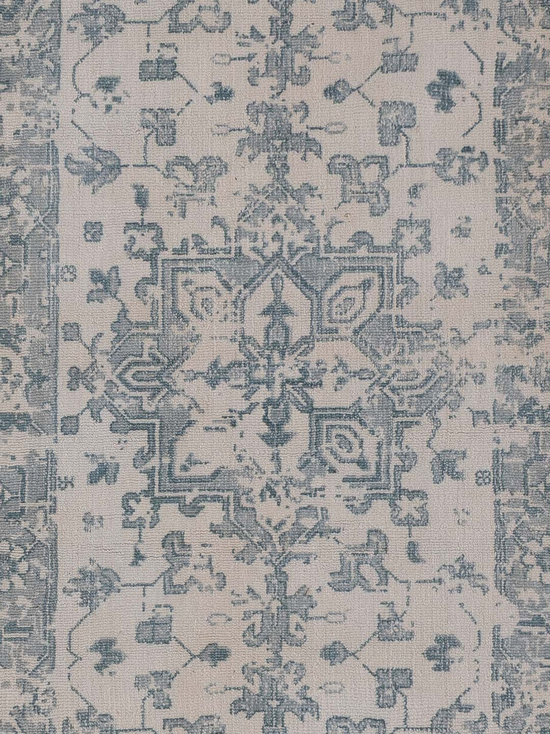 Läufer Viskose - 240 x 80 cm - türkis