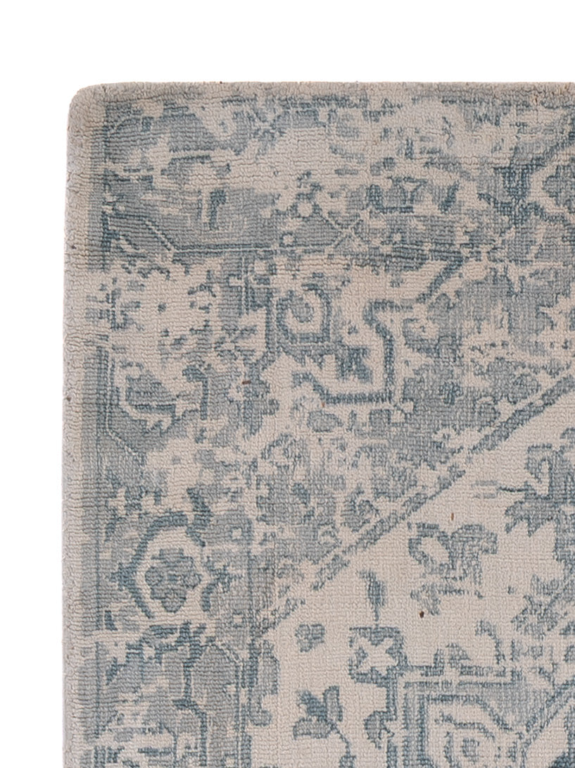 Läufer Viskose - 240 x 80 cm - türkis