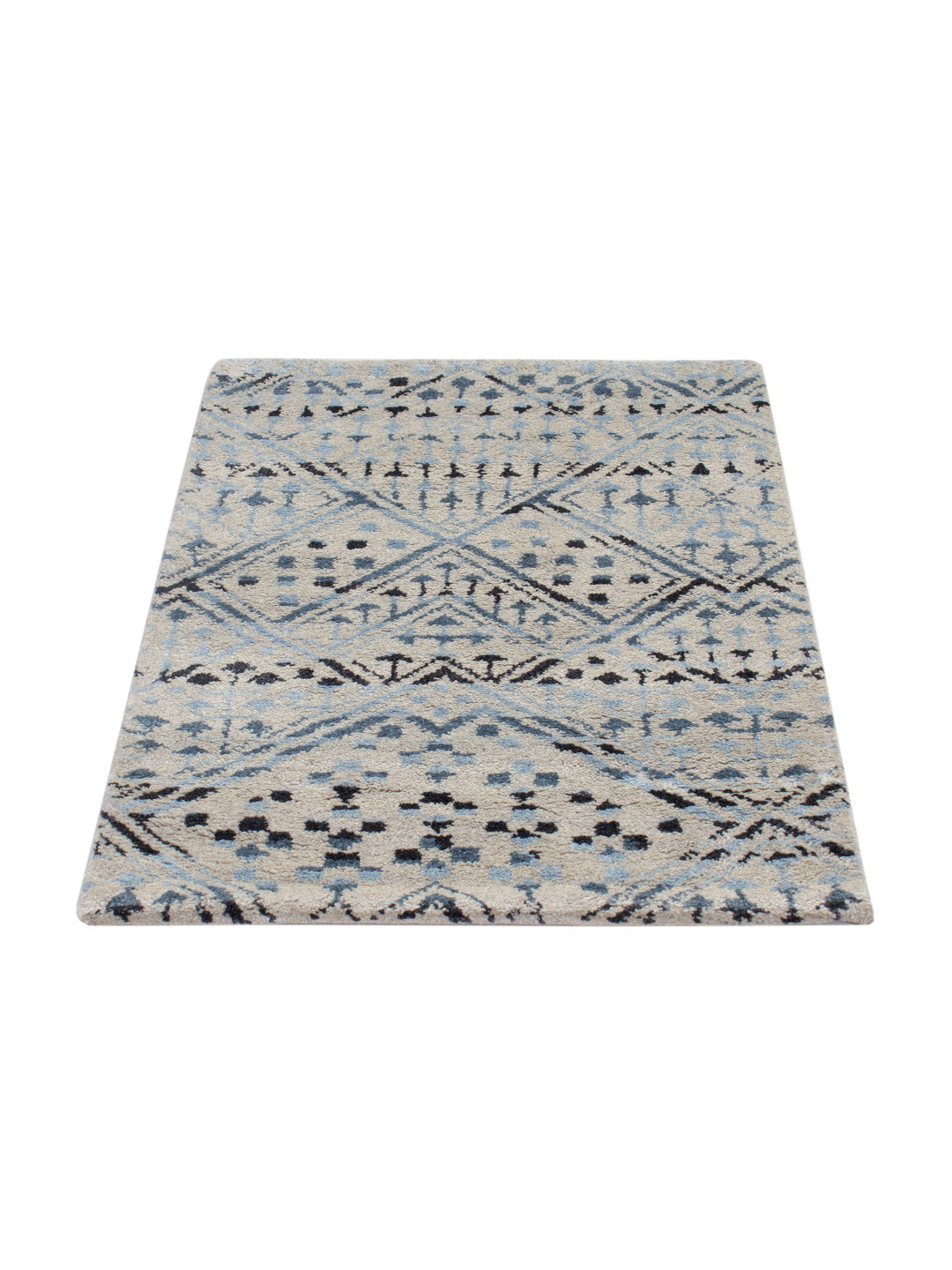 Gabbeh Teppich - Indus - 90 x 60 cm - hellblau