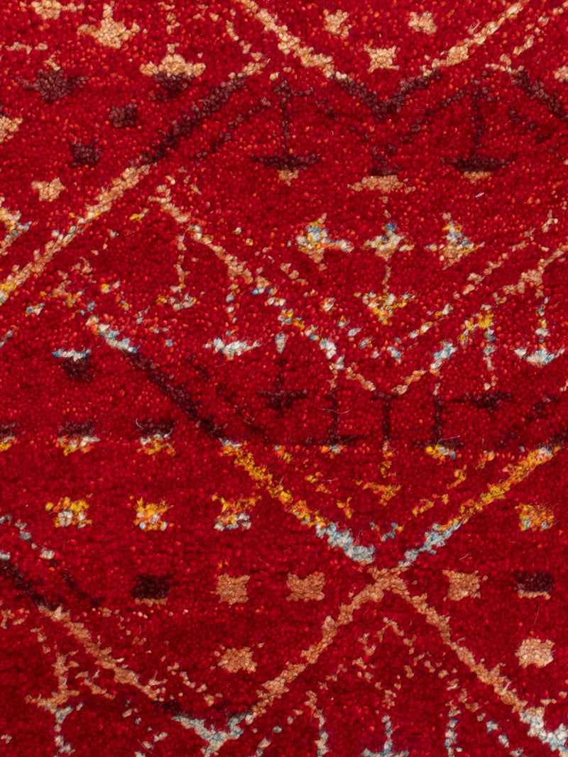 Gabbeh Teppich - Indus - 90 x 60 cm - rot