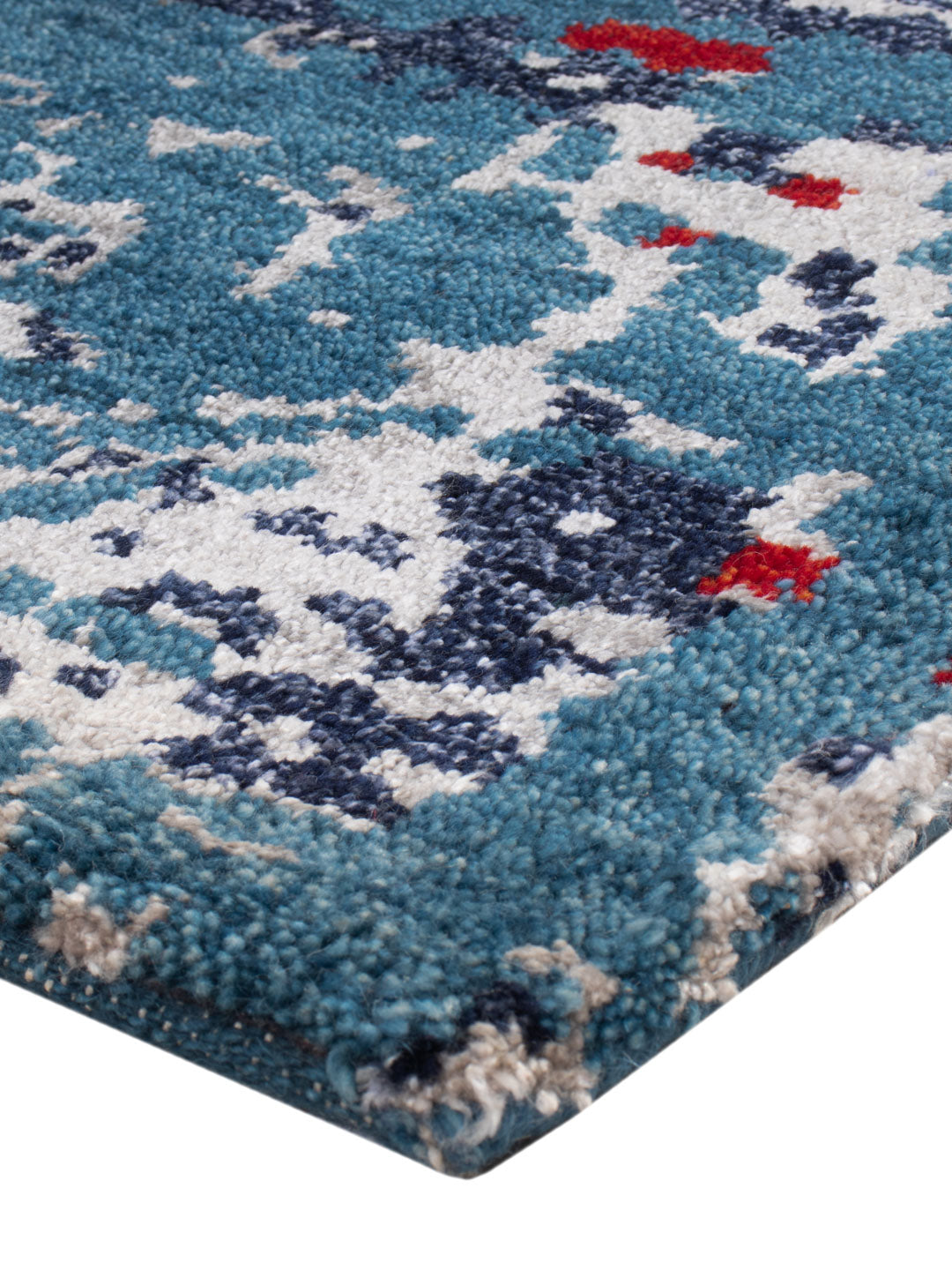 Gabbeh Teppich - Indus - 90 x 60 cm - blau