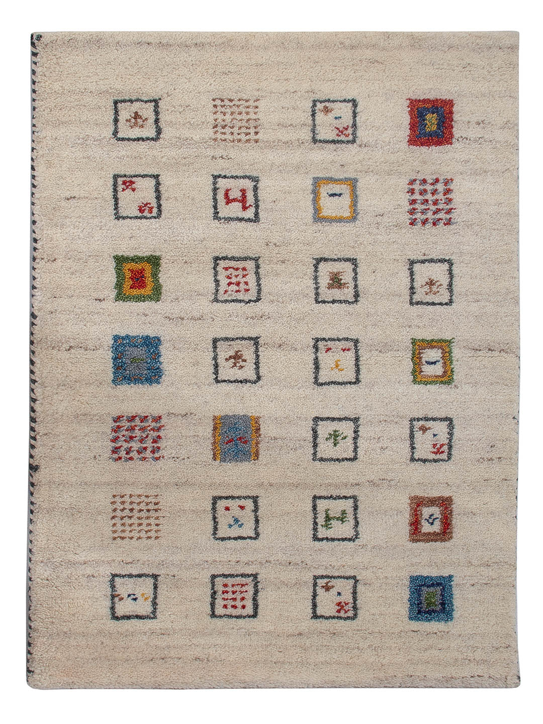 Dywan Gabbeh - Indus - 90 x 60 cm - karmelowy