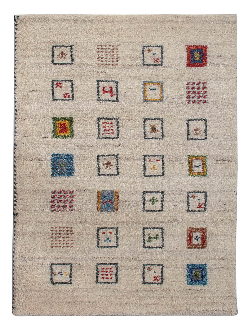 Dywan Gabbeh - Indus - 90 x 60 cm - karmelowy