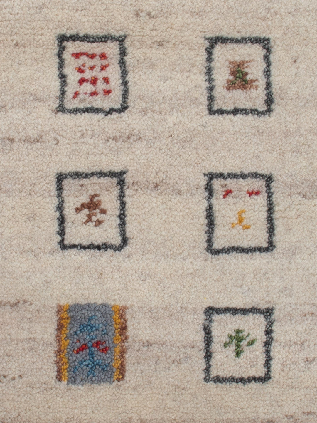 Dywan Gabbeh - Indus - 90 x 60 cm - karmelowy