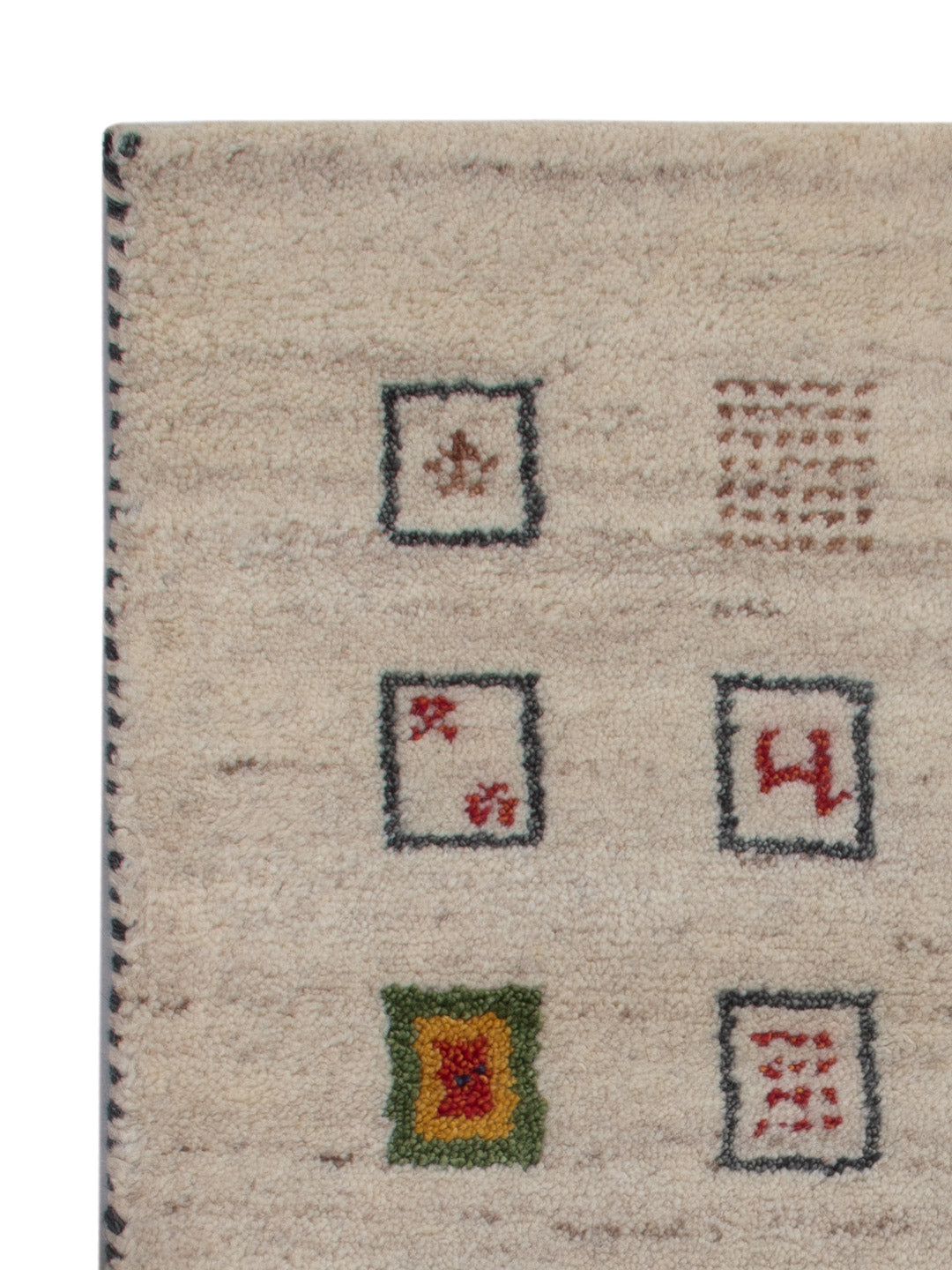 Dywan Gabbeh - Indus - 90 x 60 cm - karmelowy