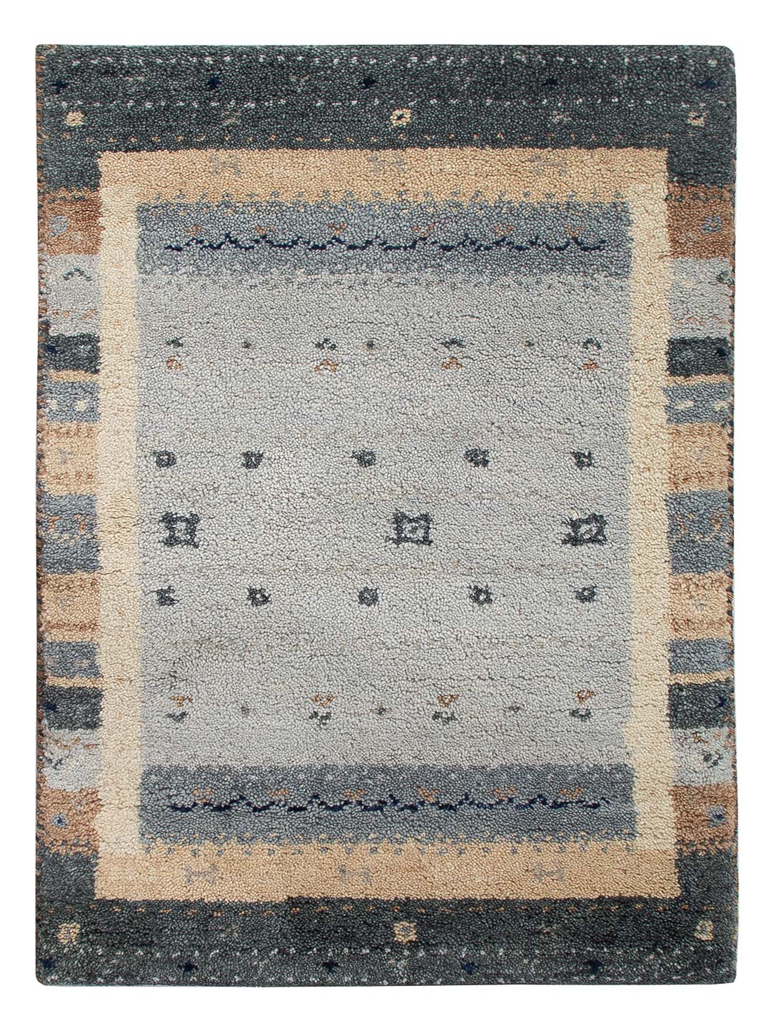 Gabbeh Teppich - Indus - 90 x 60 cm - mehrfarbig