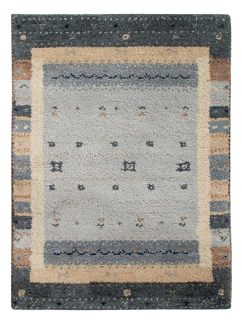 Gabbeh Teppich - Indus - 90 x 60 cm - mehrfarbig