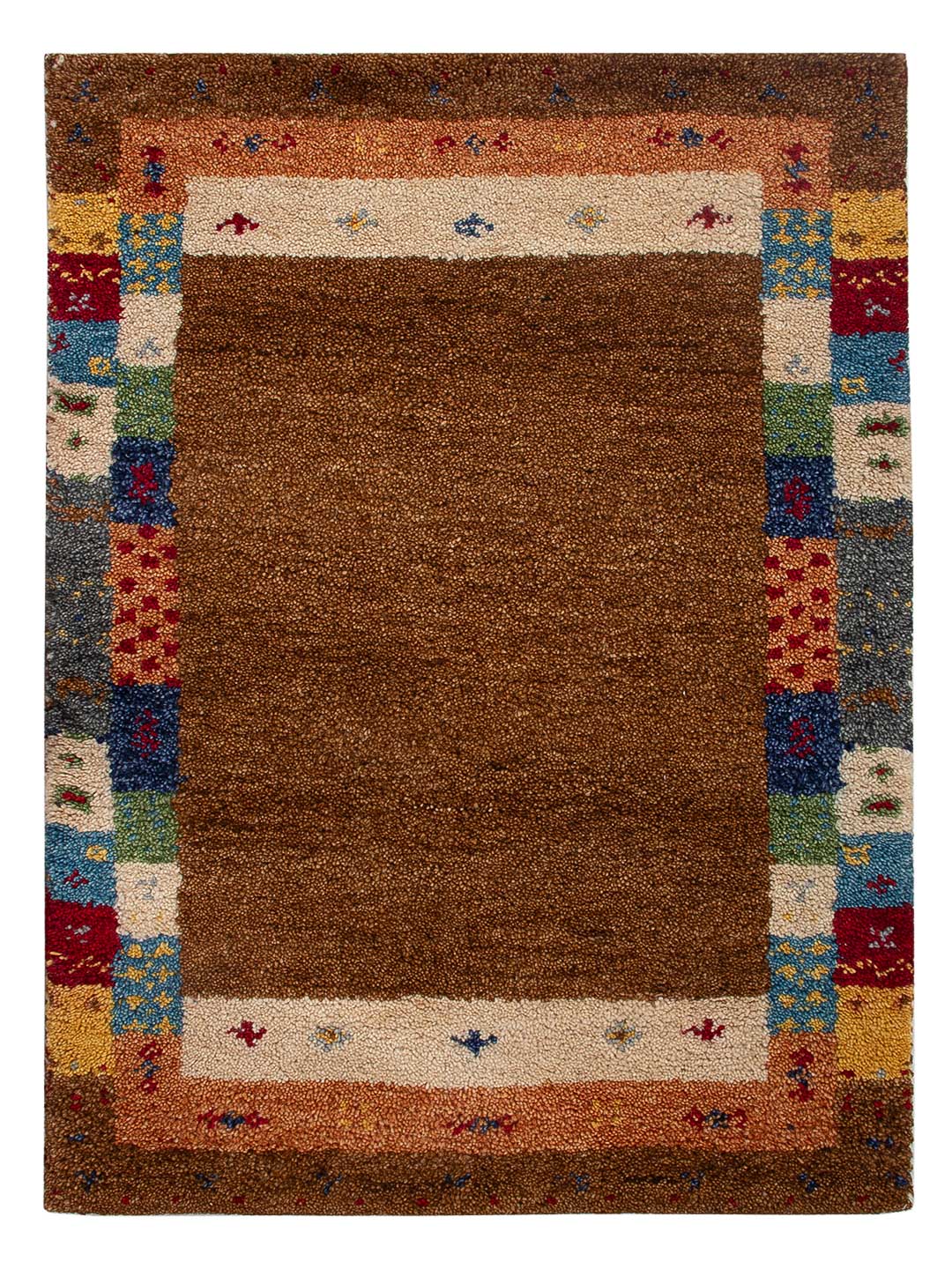 Gabbeh Teppich - Indus - 90 x 60 cm - mehrfarbig