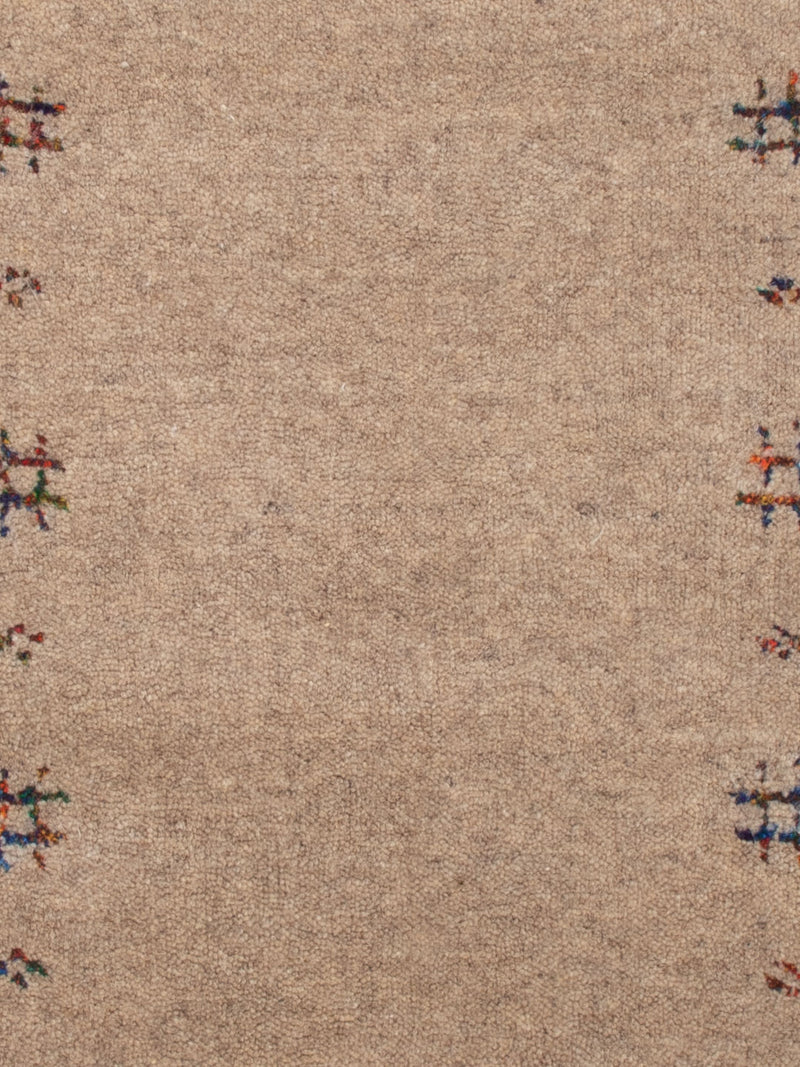 Gabbeh Teppich - Loribaft Softy - 90 x 60 cm - hellbeige