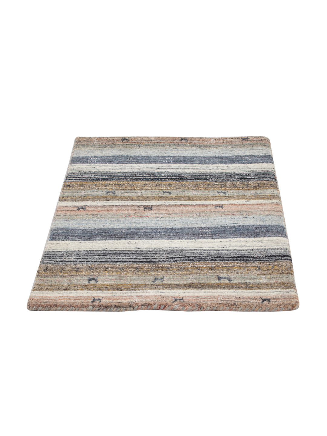 Gabbeh Teppich - Loribaft Softy - 90 x 60 cm - mehrfarbig