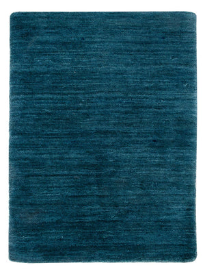 Gabbeh Teppich - Loribaft Softy - 60 x 40 cm - blau