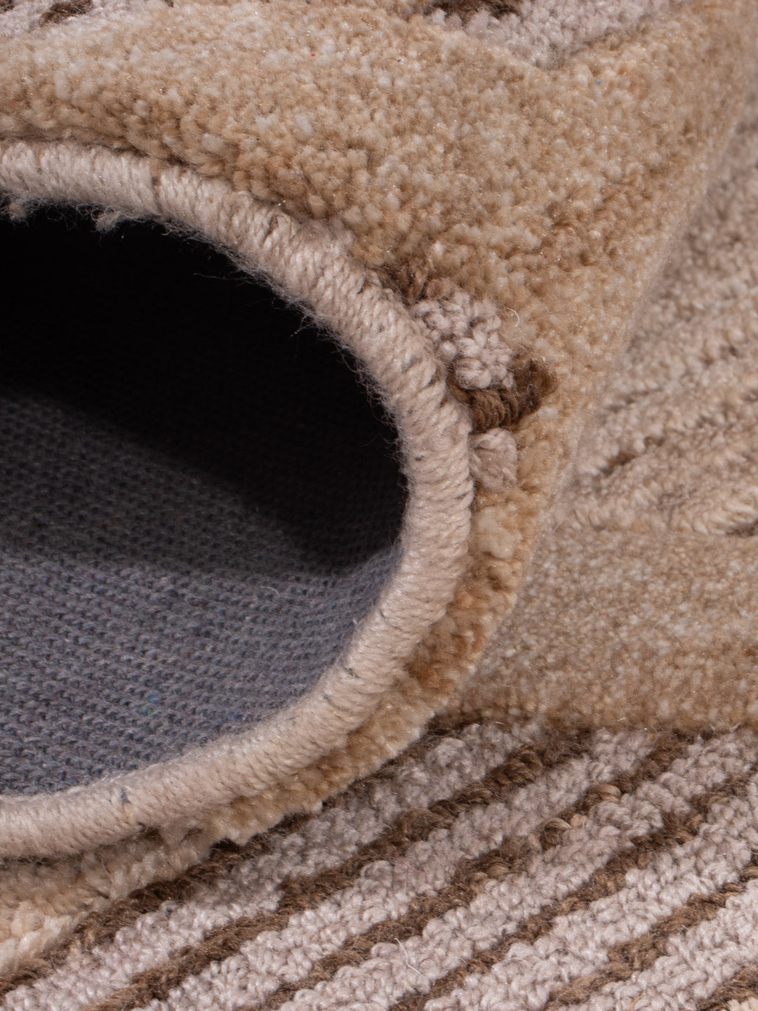 Designerski dywan - 330 x 240 cm - karmelowy