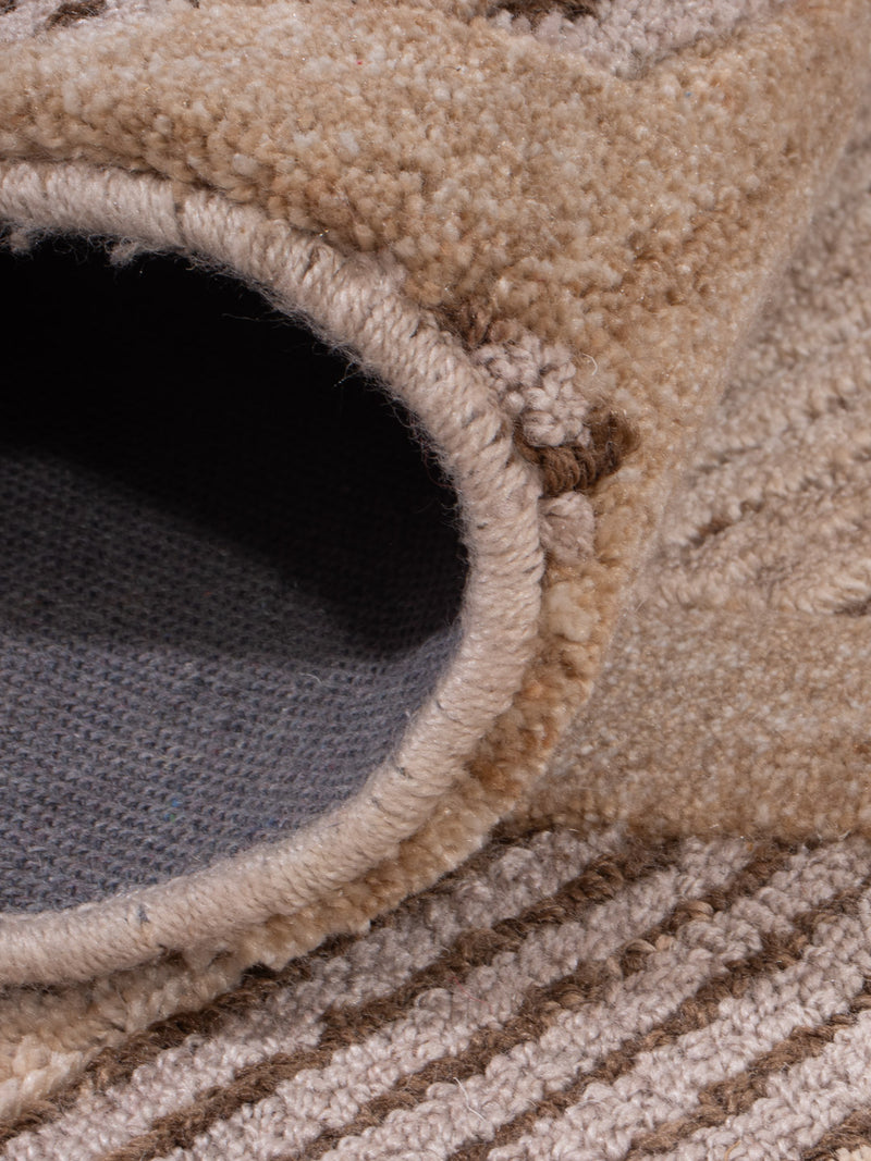 Designerski dywan - 330 x 240 cm - karmelowy