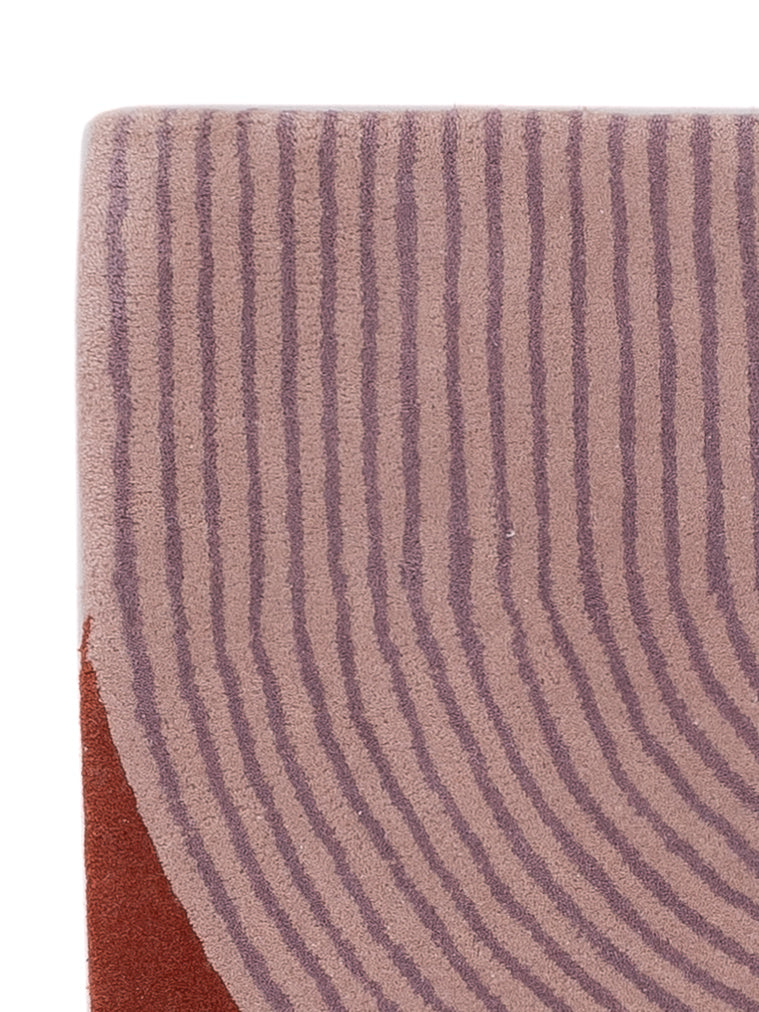 Wollteppich - 90 x 60 cm - mehrfarbig