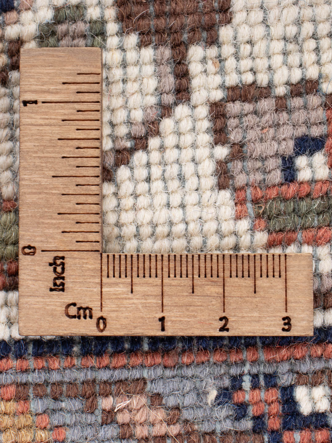 Dywan orientalny - Keshan - Indus kwadratowy  - 200 x 200 cm - karmelowy