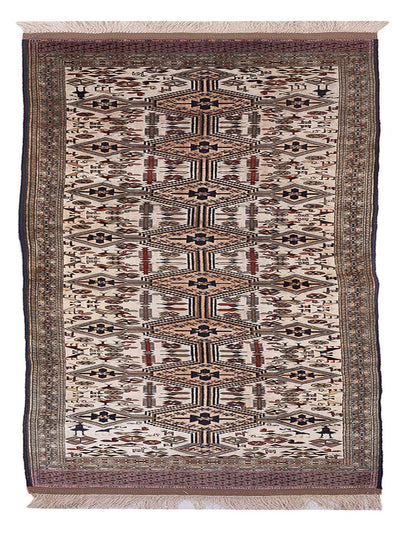 Jedwabny kilim Dywan