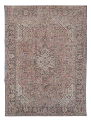 Vintage Teppich - 278 x 194 cm - taupe
