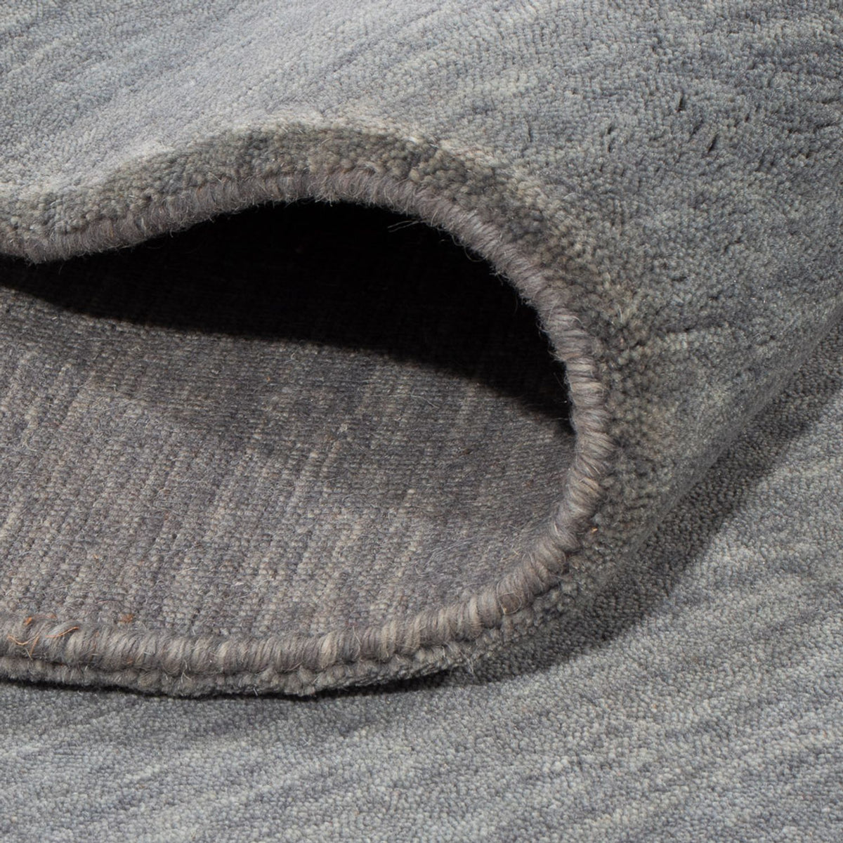 Dywan Gabbeh - Loribaft Indus kwadratowy  - 250 x 250 cm - jasnoszary