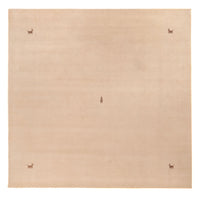 Dywan Gabbeh - Miękki kwadratowy  - 250 x 250 cm - beżowy