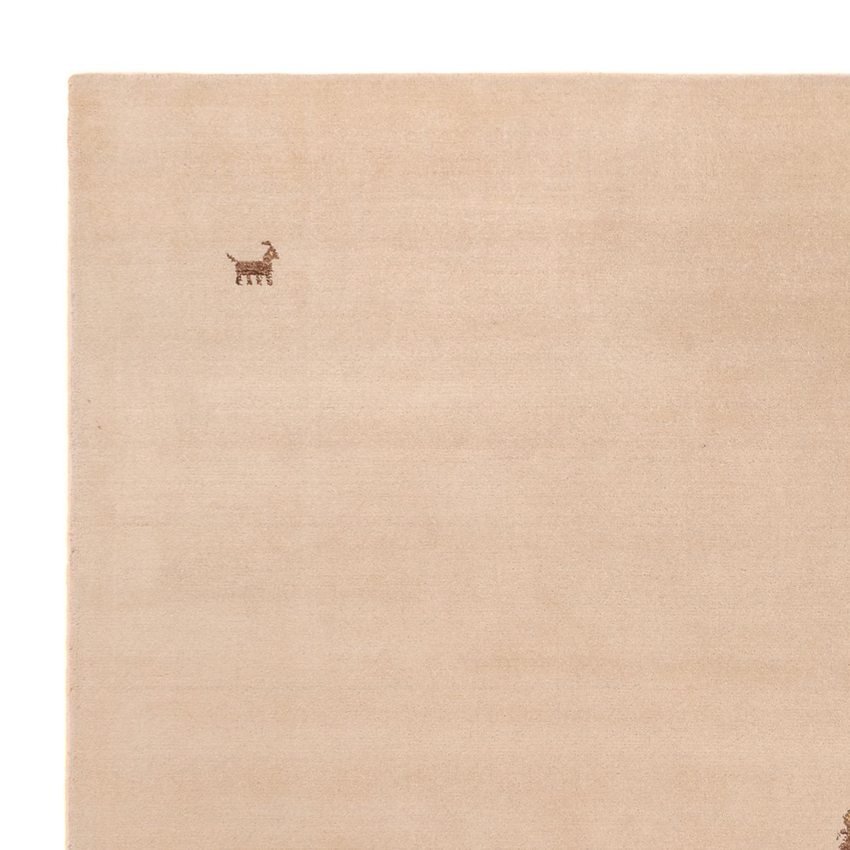 Dywan Gabbeh - Miękki kwadratowy  - 250 x 250 cm - beżowy