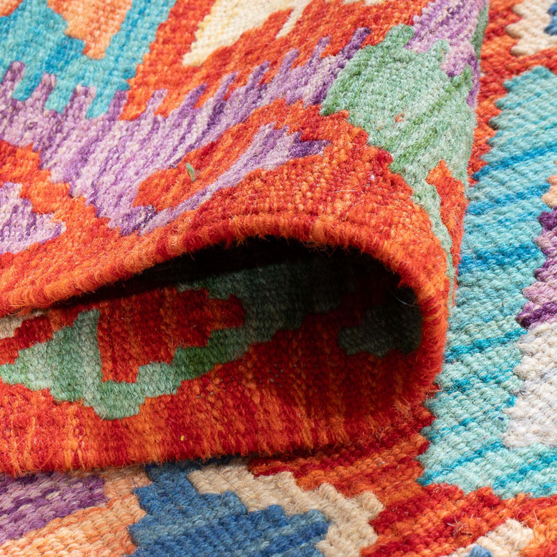 Dywan Kelim - Splash - 165 x 100 cm - wielokolorowy