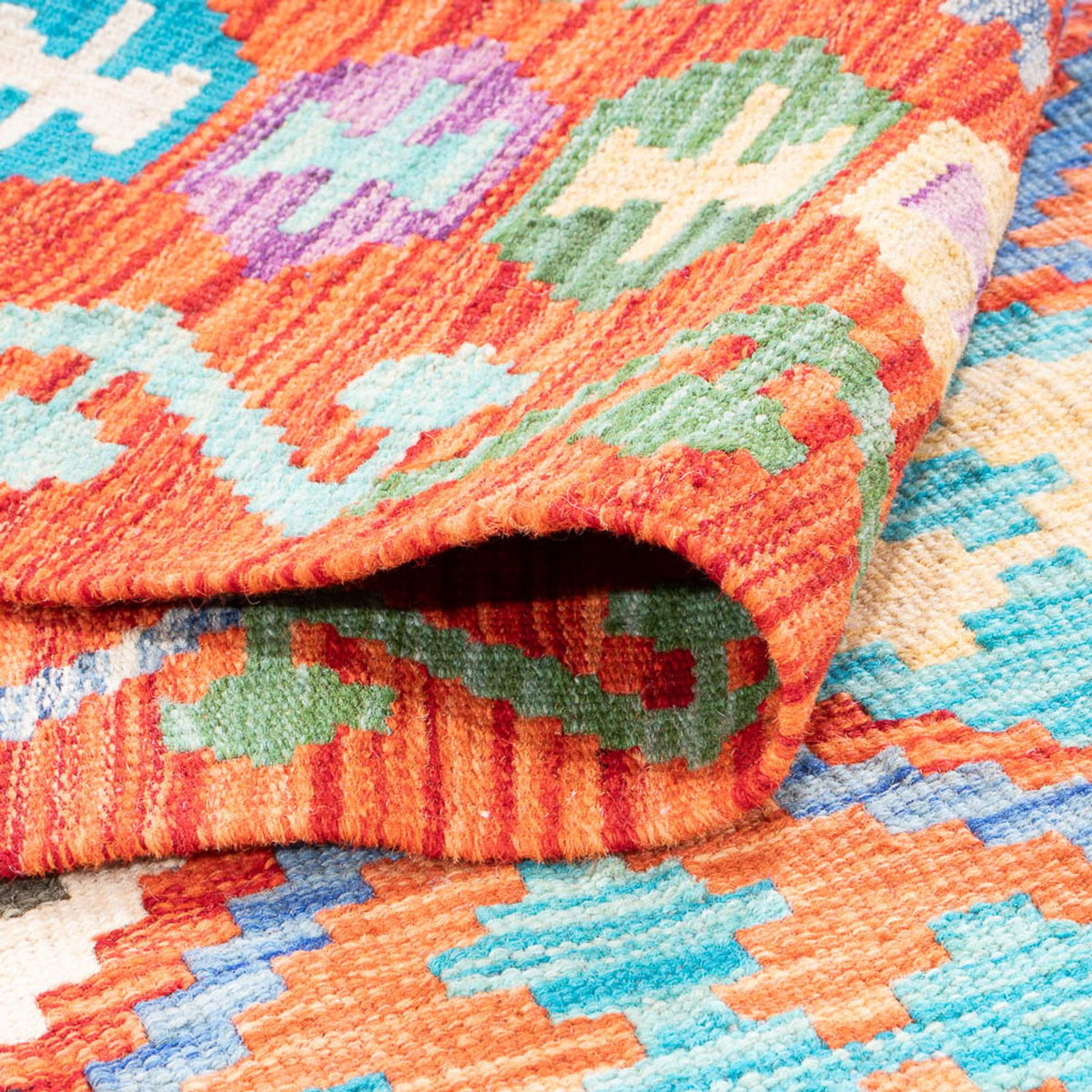 Dywan Kelim - Splash - 165 x 100 cm - wielokolorowy