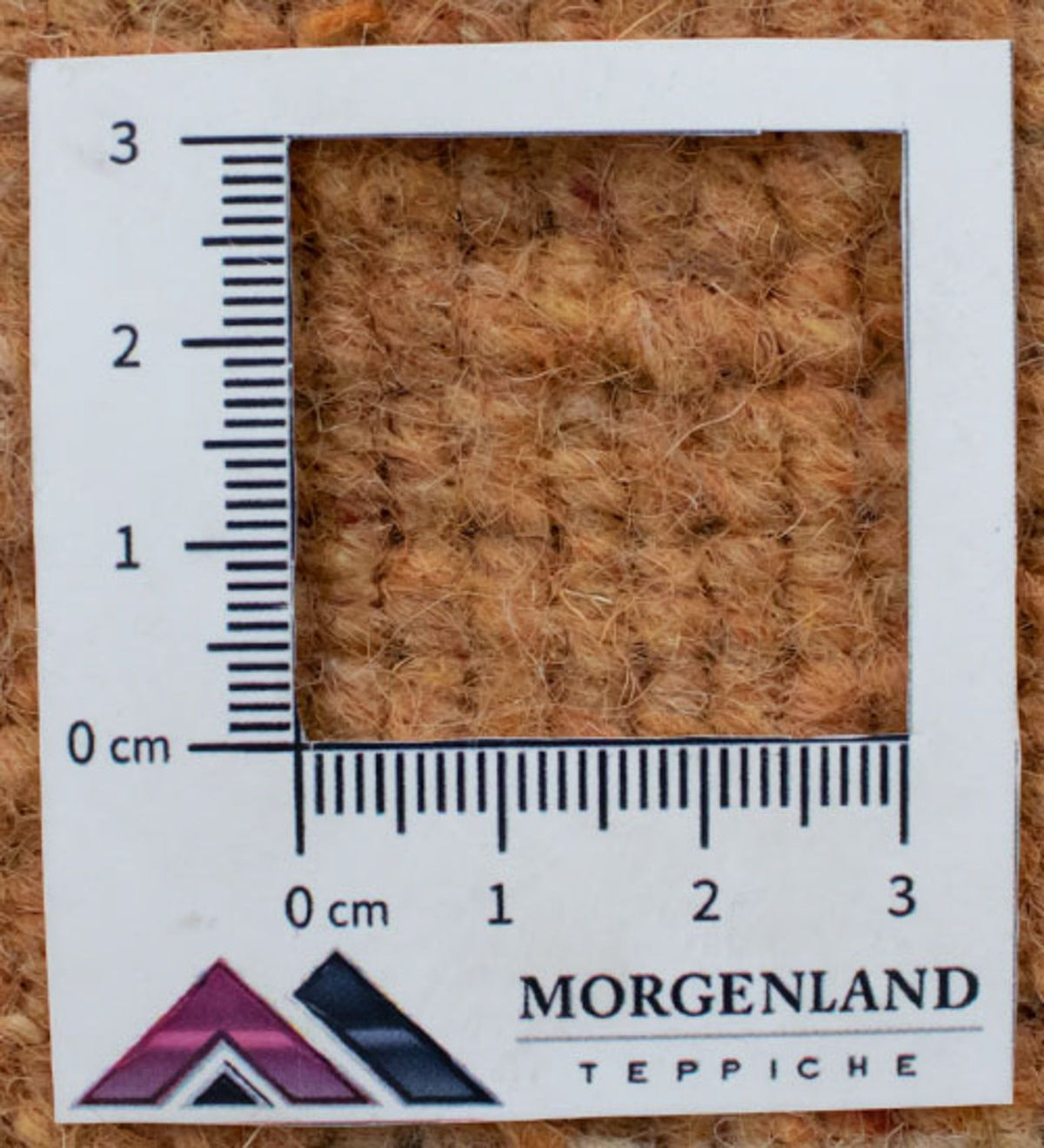 Dywan z Nepalu - 137 x 73 cm - pomarańczowy