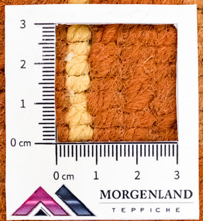 Dywan z Nepalu - 239 x 173 cm - pomarańczowy