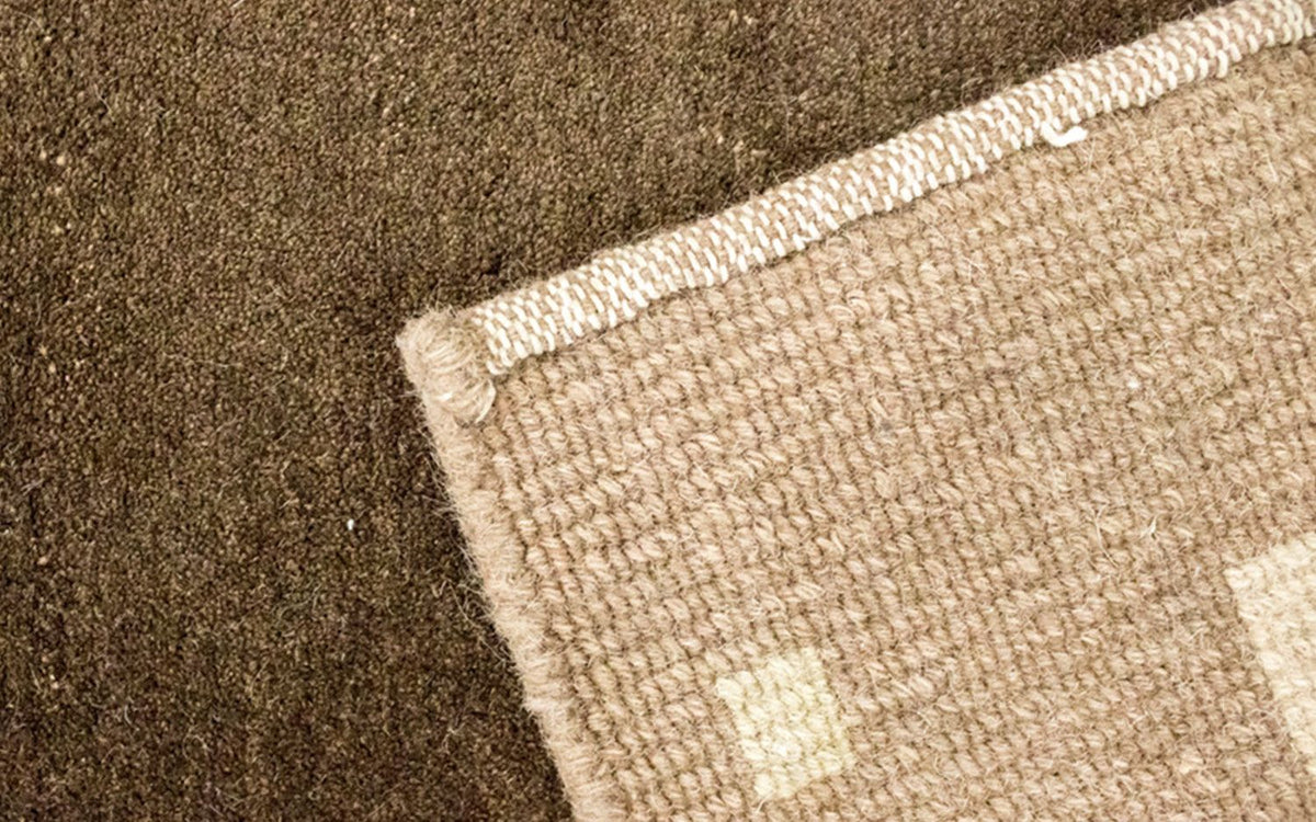 Dywan z Nepalu - 197 x 143 cm - brązowy