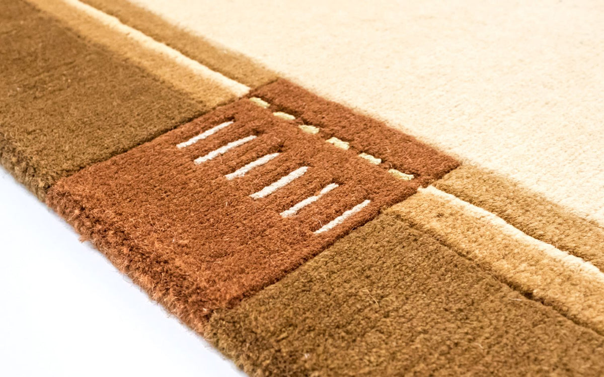 Dywan z Nepalu - 197 x 144 cm - beżowy