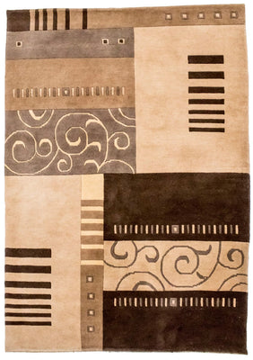 Dywan z Nepalu - 197 x 144 cm - wielokolorowy