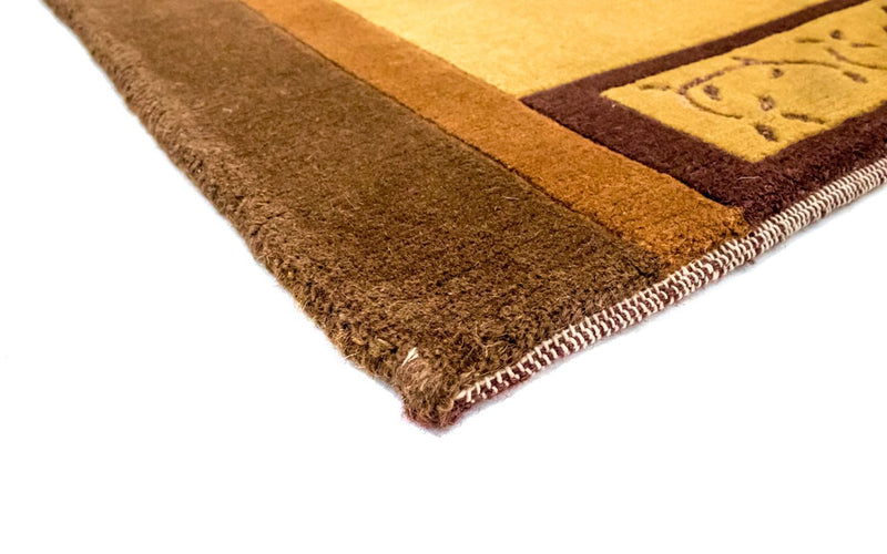 Dywan z Nepalu - 193 x 143 cm - złoto