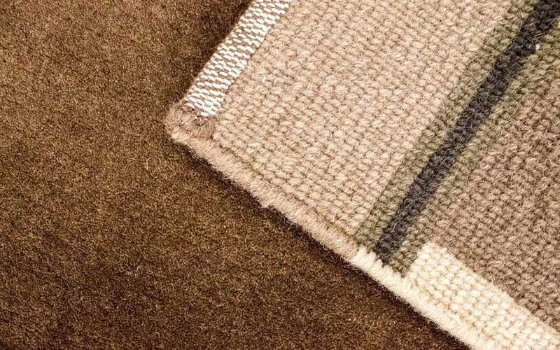 Dywan z Nepalu - 199 x 144 cm - brązowy