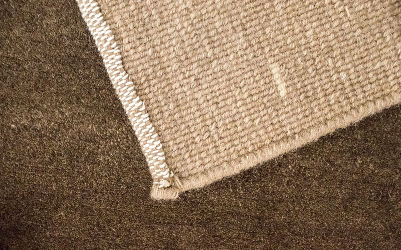 Dywan z Nepalu - 201 x 141 cm - brązowy