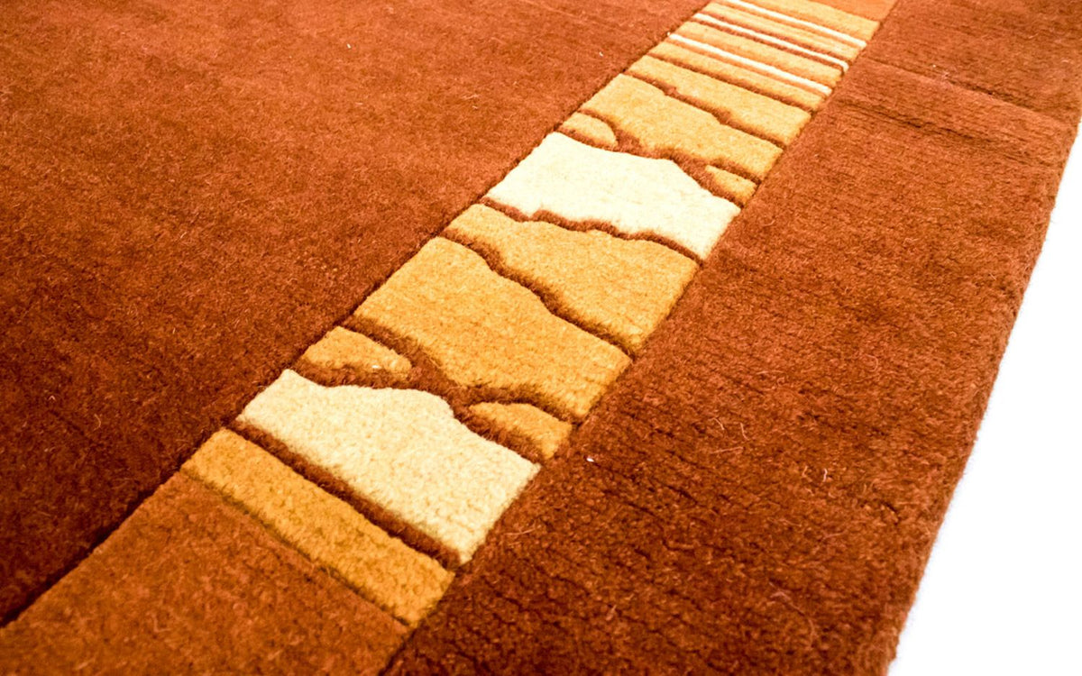 Dywan z Nepalu - 200 x 144 cm - brązowy