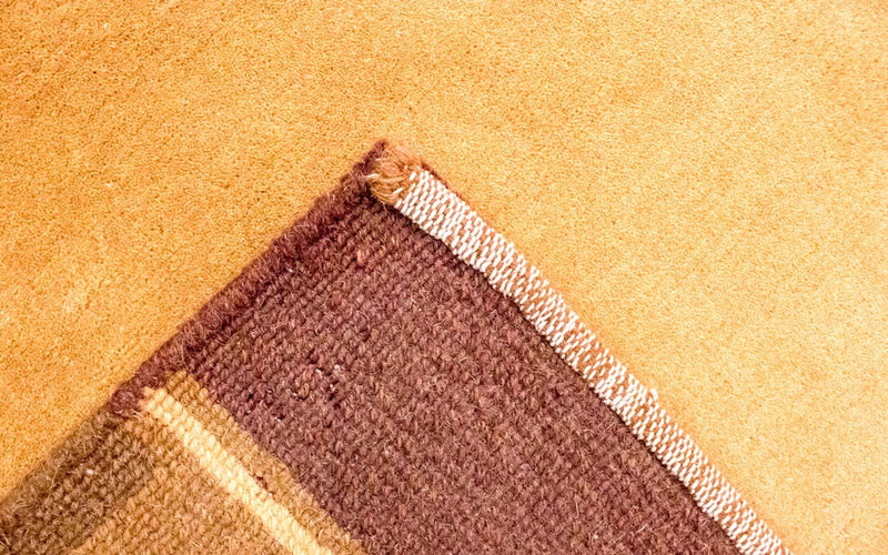 Dywan z Nepalu - 201 x 146 cm - pomarańczowy