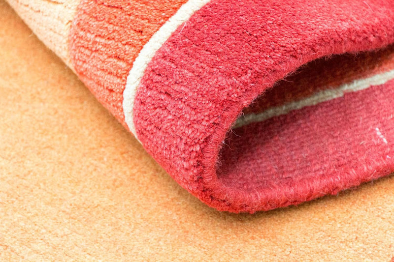 Dywan z Nepalu - 175 x 120 cm - pomarańczowy