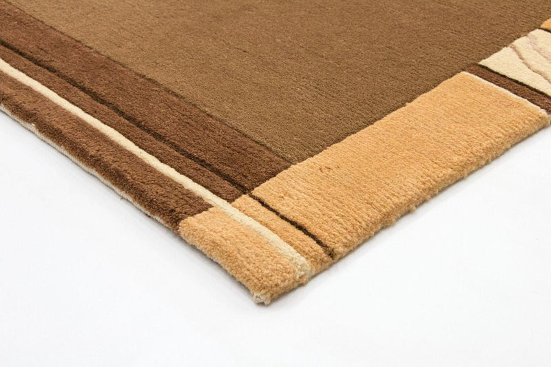 Dywan z Nepalu - 181 x 122 cm - brązowy