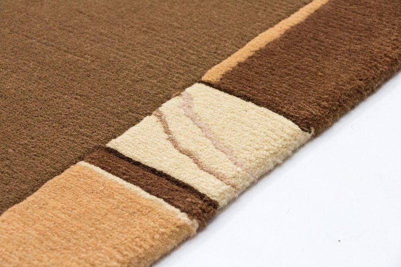 Dywan z Nepalu - 181 x 122 cm - brązowy