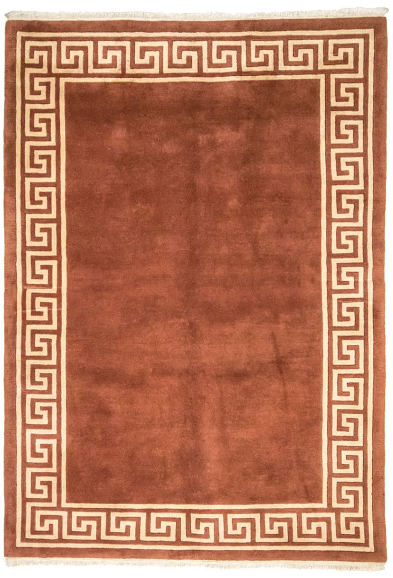 Dywan z Nepalu - 239 x 171 cm - brązowy