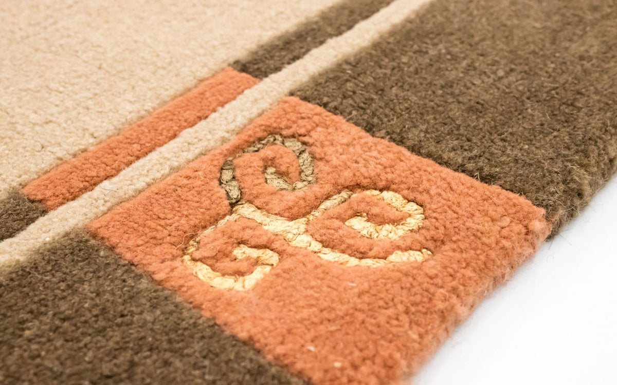 Dywan z Nepalu - 242 x 175 cm - beżowy