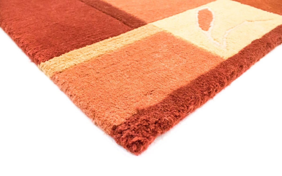 Dywan z Nepalu - 238 x 170 cm - pomarańczowy